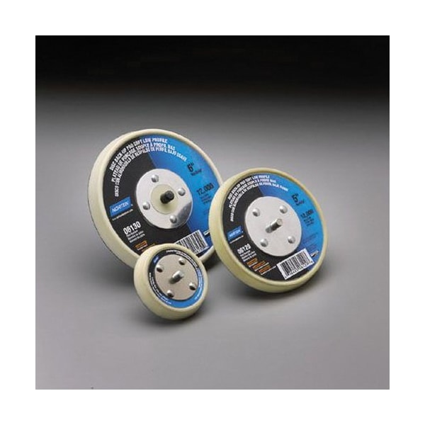 Norton Abrasives 6inSoft Norgrip Bk-Up Pad Low Profile 63642506130 - main